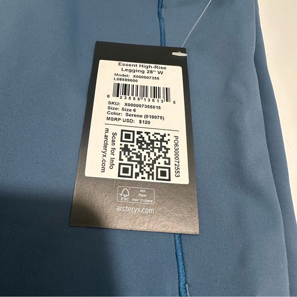 ARCTERYX ESSENT LEGGING BRAND NEW - Picture 3 of 5